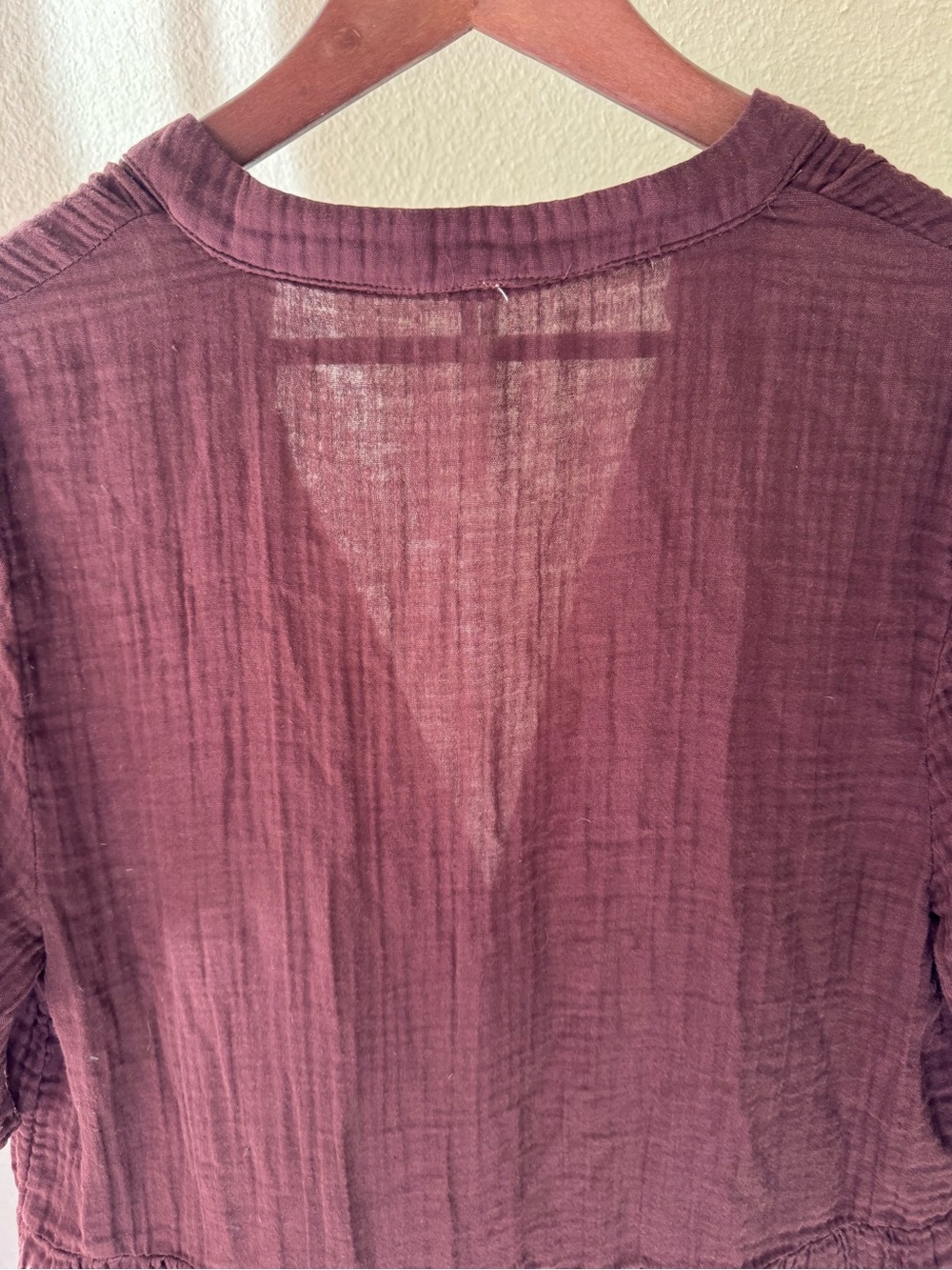 Anthropologie | Cottage Core The Kallie Flowy V-Neck Cotton Maxi Dress Medium - Picture 8 of 9